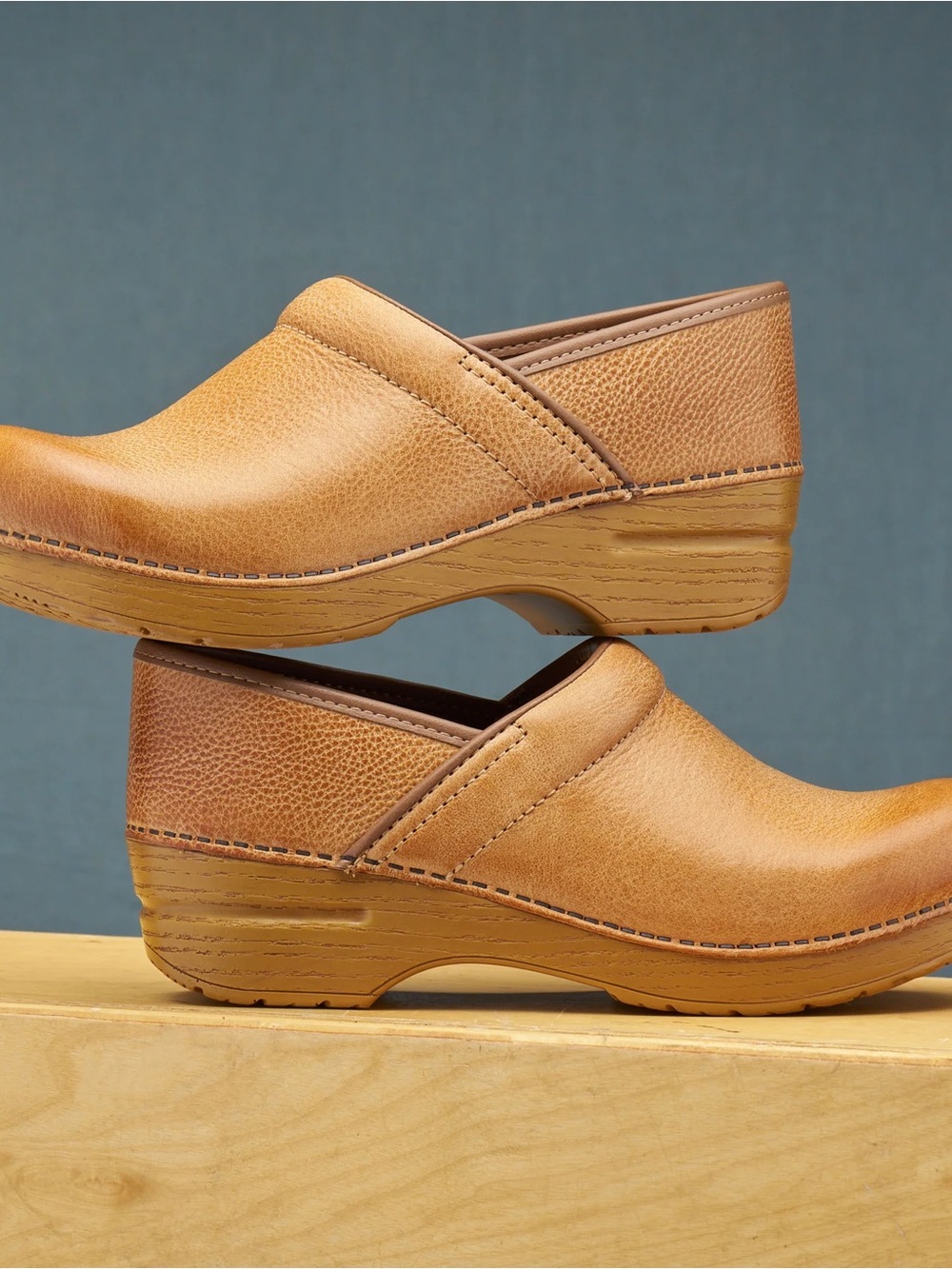 Dansko Honey Leather Clogs